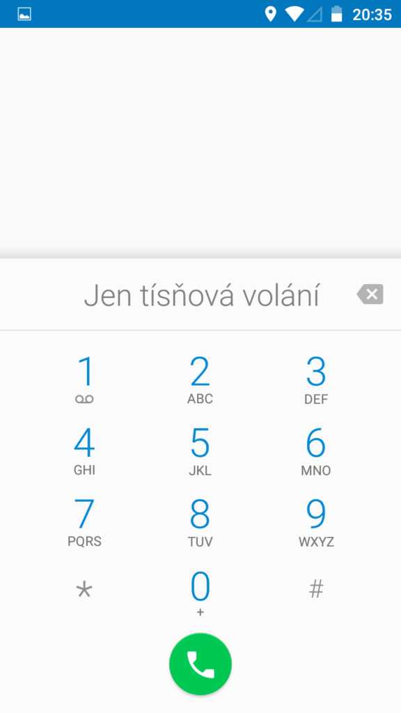 Vodafone Smart Prime 6 dialer