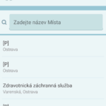 Přiřazení místa