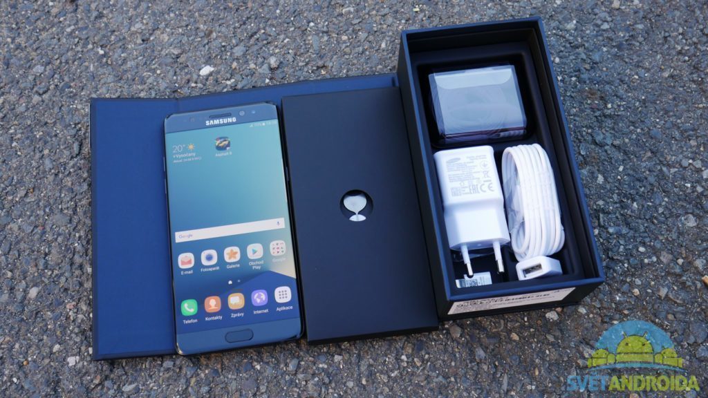 Samsung Galaxy Note 7 obsah balení 1