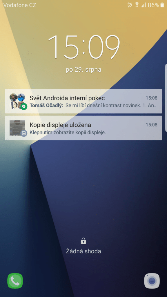 Samsung Galaxy Note7 system Android TouchWiz 1