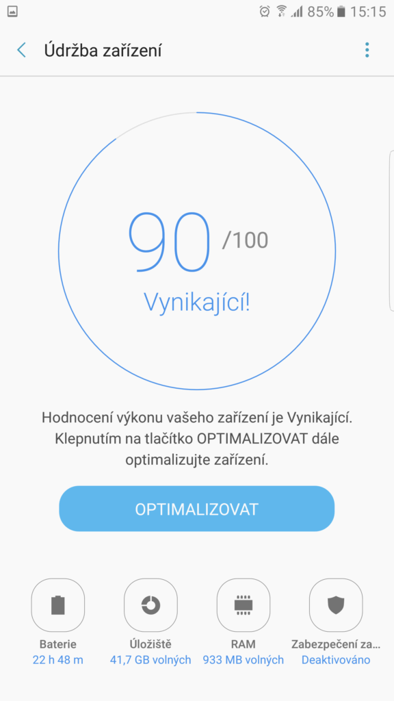 Samsung Galaxy Note7 system Android TouchWiz 6