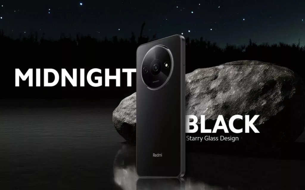 midnight black redmi a3