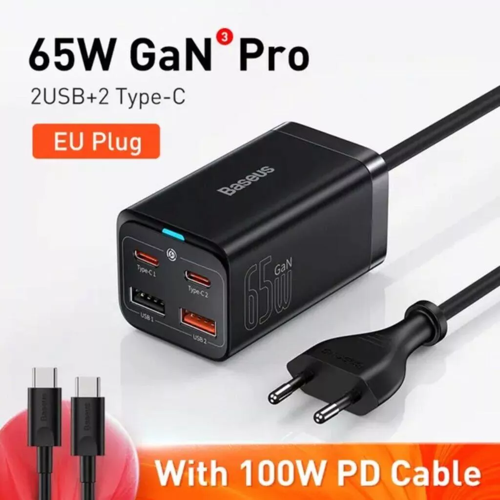 Baseus 65W GaN nabíječka AliExpress nabíječky