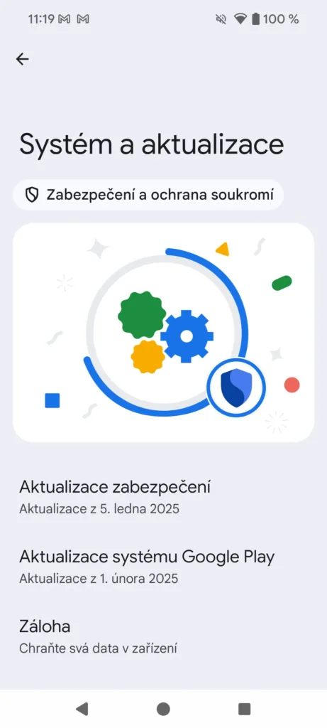 system a aktualizace